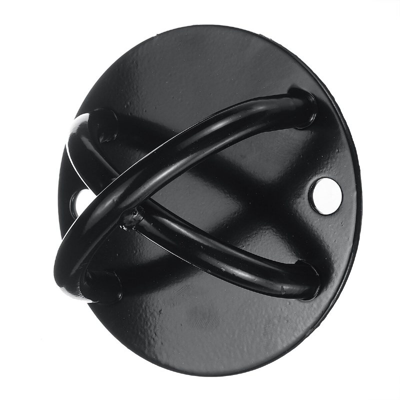 1 Set 120 mm Järn Aerial Yoga Fast Disc Hängkrokar Skruvar För Sandsäck / Gunga