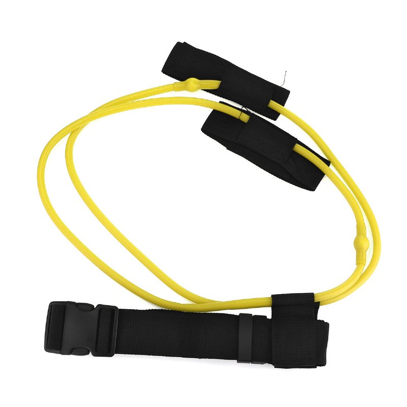 10-40lbs Pedal Resistance Band Kvinnor Höfttränare Bältesband Gum Workout Fitness Body Glute Muscles Trainer