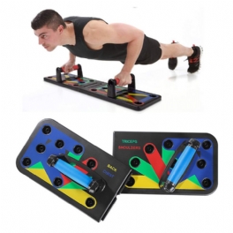 11 I 1 Avtagbar Push Up Stand Board Med Förvaringsväska Hem Fitness Magmuskel Träning Sit-up Utrustning