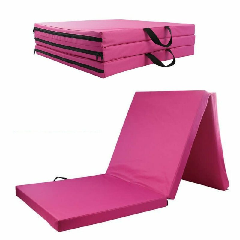 180x60x5cm Tri-folding Gymnastikmatta Dans Träning Yogamattor Gym Fitness Sportmatta