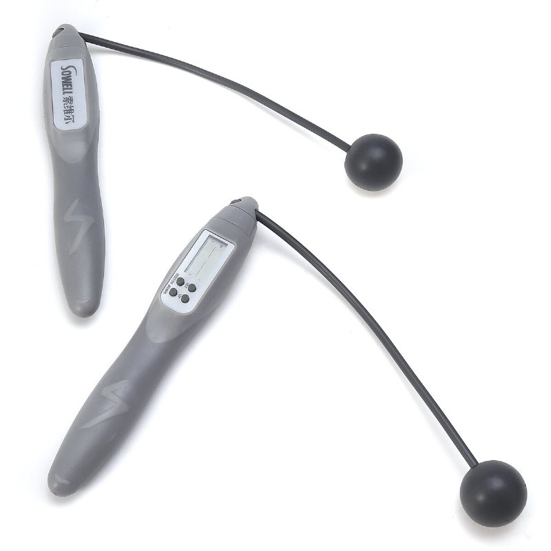 2 I 1 Smart Digital Rope Jumping Calorie Counter Home Fitness Lcd-skärm Justerbart Hopprep