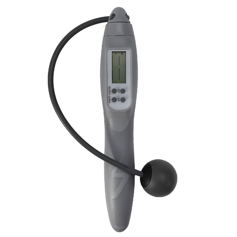 2 I 1 Smart Digital Rope Jumping Calorie Counter Home Fitness Lcd-skärm Justerbart Hopprep