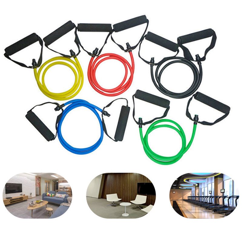 25ib Resistance Bands Hem Multi-function Ben Arm Expansion Styrketräning Elastiskt Yoga Band