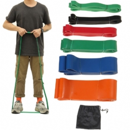 2.8m Superlånga 5-250 Lbs Motståndsband Home Fitness Expander Styrkelyft Muskelträningsband