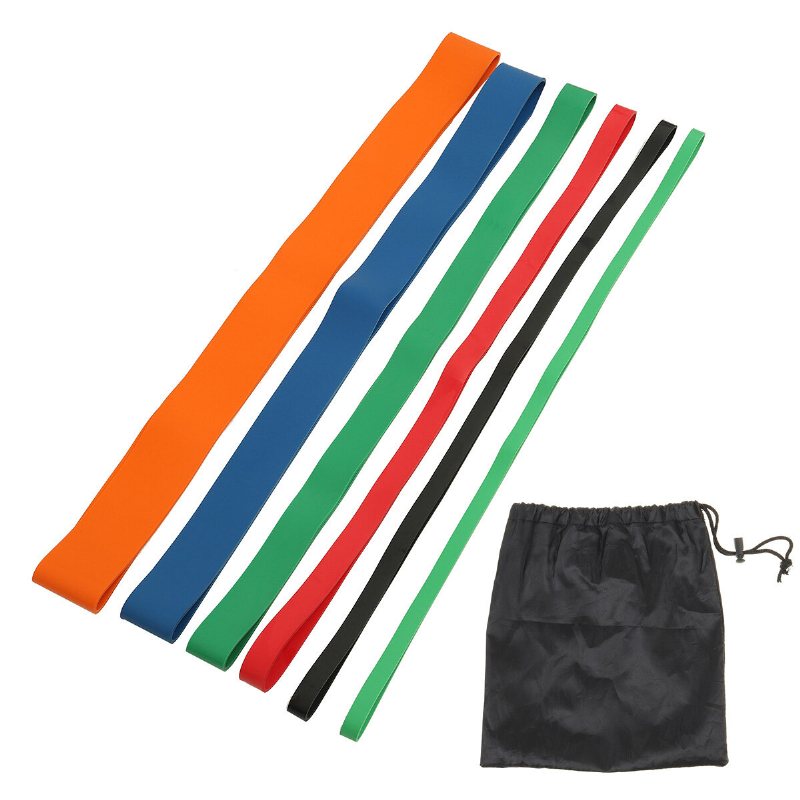 2.8m Superlånga 5-250 Lbs Motståndsband Home Fitness Expander Styrkelyft Muskelträningsband