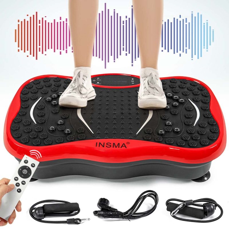 299 Hastigheter Hifi Vibration Machine Trainer Platform Slim Massager Excersize Fitness Med Bluetooth Musik 110v