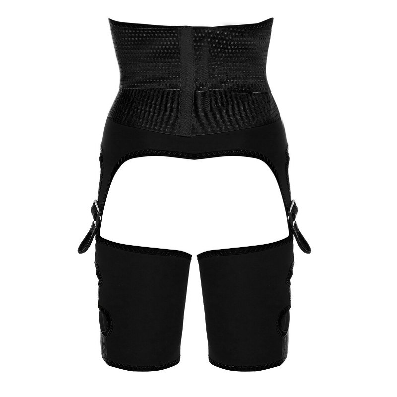 3-i-1 Midjeträningsbälte Kroppsformande Bastu Armbågsskydd Midjeband Korsett Ben Höft Lårtränar Trimmer Hem Fitness Tools