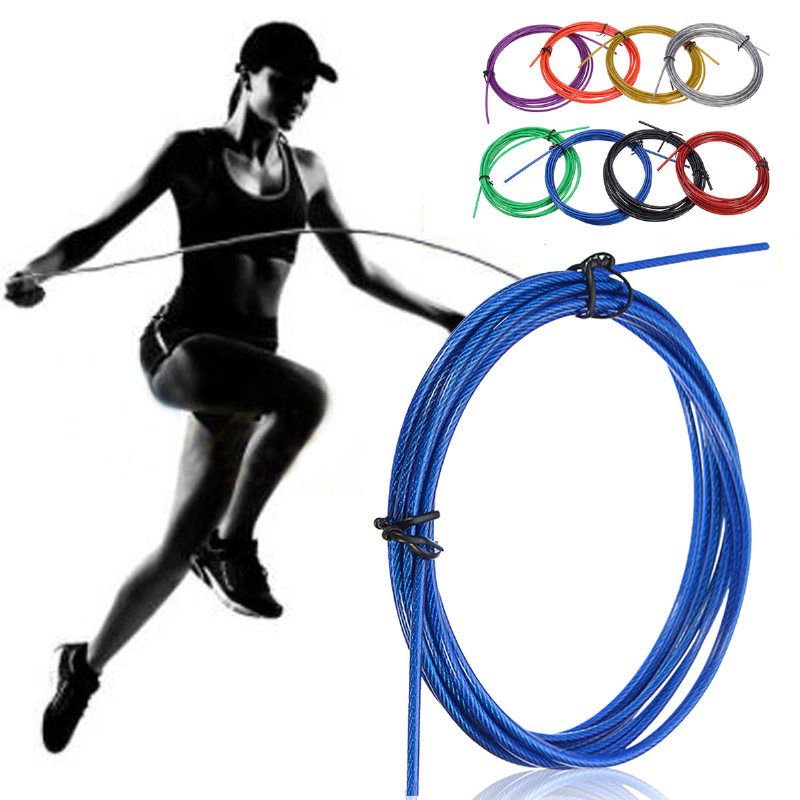 3 M Rephoppning Utbytbar Trådkabel Speed Jumprep Fitnessutrustning