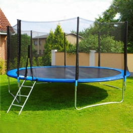 8/10/12/13/14ft Studsmatta Fjäderrunda Studsmattor Set Safety Net Pad Kid