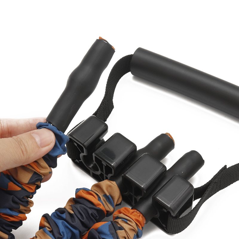 91cm Bänkpress Justerbara Motståndsband Bröstexpanderarmhävningar Muskelträning Hemgym Träning Fitnessutrustning Elastiskt Band
