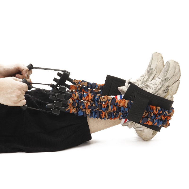 91cm Bänkpress Justerbara Motståndsband Bröstexpanderarmhävningar Muskelträning Hemgym Träning Fitnessutrustning Elastiskt Band