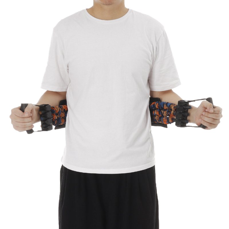 91cm Bänkpress Justerbara Motståndsband Bröstexpanderarmhävningar Muskelträning Hemgym Träning Fitnessutrustning Elastiskt Band