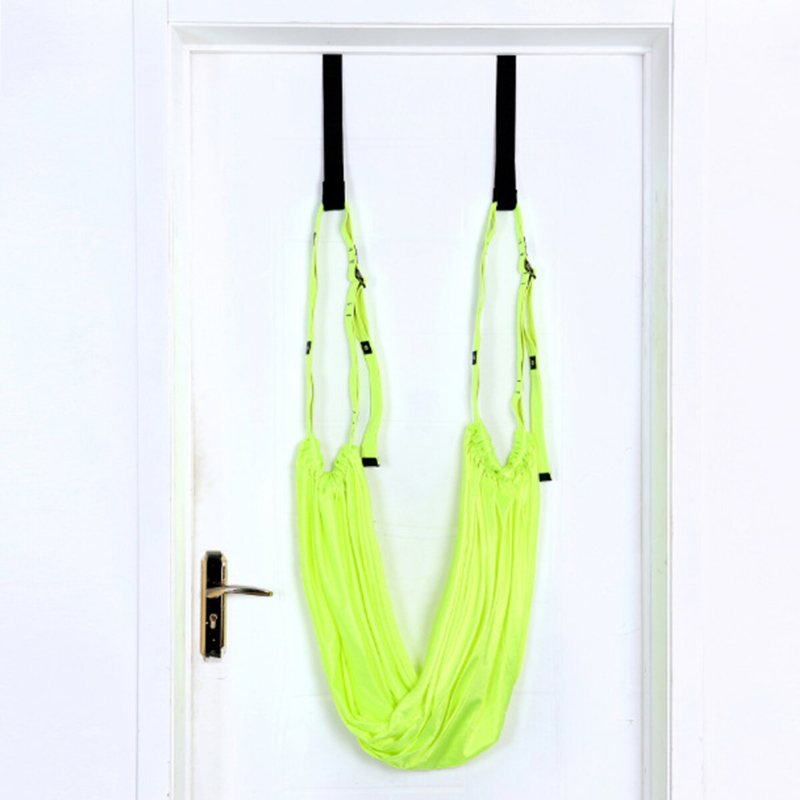 Aerial Yoga Fitness Hängmatta Dörr Swing Trapes Elastisk Stretch Strap Träningssele