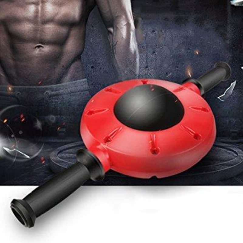 Avtagbart Handtag Halkfritt Gummihandtag Träningsverktyg Fitness Maghjul