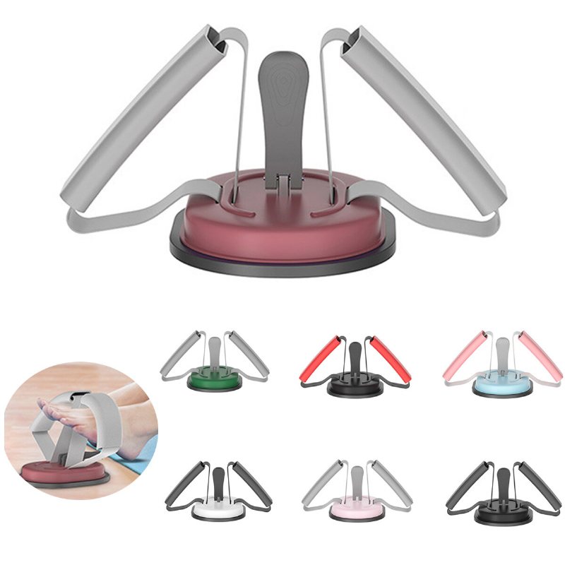 Bärbar Justerbar Sit Up Assist Magmuskelträning Fitness Sit Up Suction Hem Gym Träningsutrustning