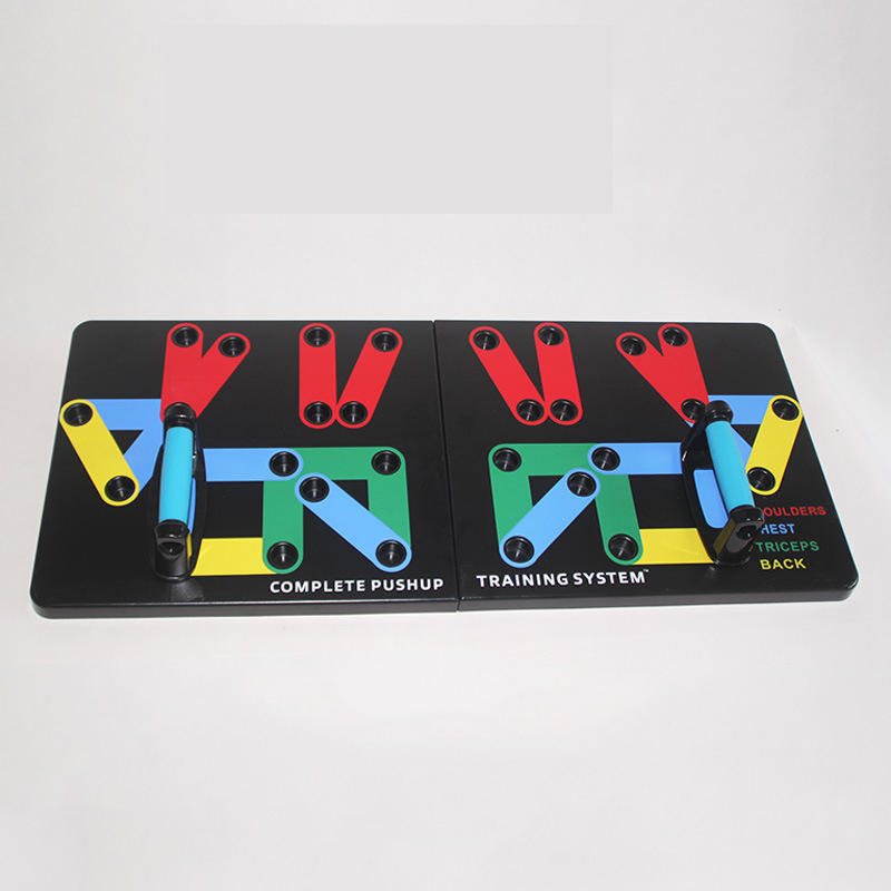 Fällbar Push Up Rack Board Muskelträning Armhävningar Stativ Män Body Building Fitness Träningsverktyg