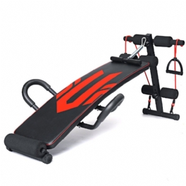 Geemax Sb-02 Justerbar Sittbänk Med Träningsrep Spring Booster Push-up Armstöd För Ryggförlängning Hem Fitness Sport Magträningsanordning