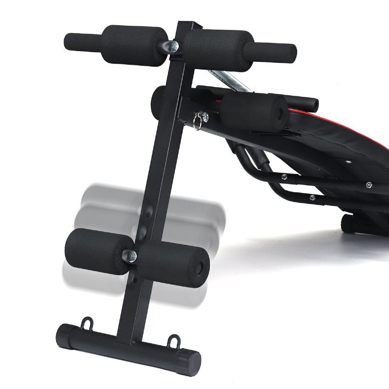Geemax Sb-02 Justerbar Sittbänk Med Träningsrep Spring Booster Push-up Armstöd För Ryggförlängning Hem Fitness Sport Magträningsanordning