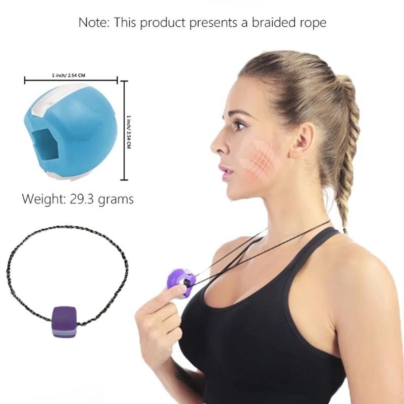 Jaw Ball Exerciser Double Chin Reducer Ansiktsvatten