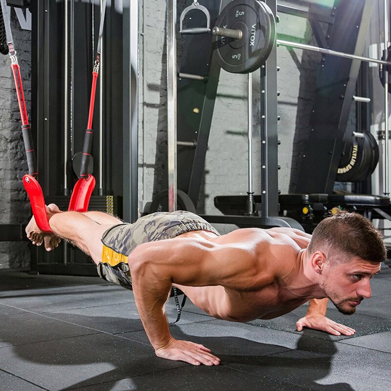 Kaload Horisontell Pull Up Hem Arm Trainer Utrustning Träning Fitness Motstånd Band Förstärkare Rep Elastisk Single Bar Assistant