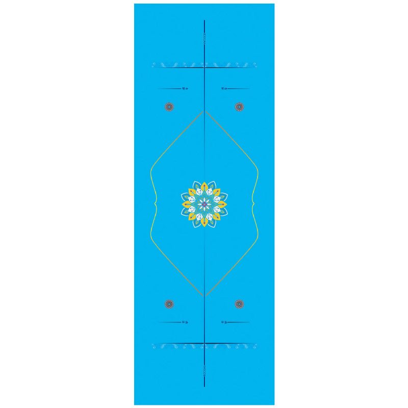 Kaload Yogahandduk I Mikrofiber Dubbla Sidor Rhombus Halkfri Super Svettabsorberande Antibakteriell Fitness Yogamattor