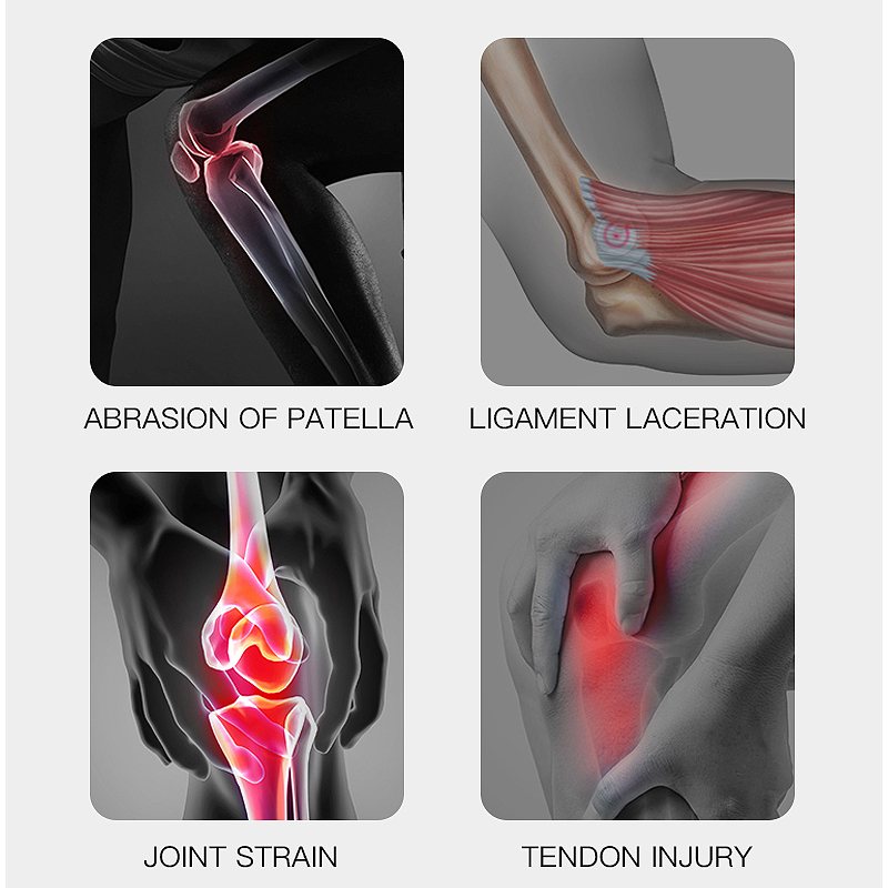 Knästöd Med Patella Gel Pad & Sidostabilisatorer
