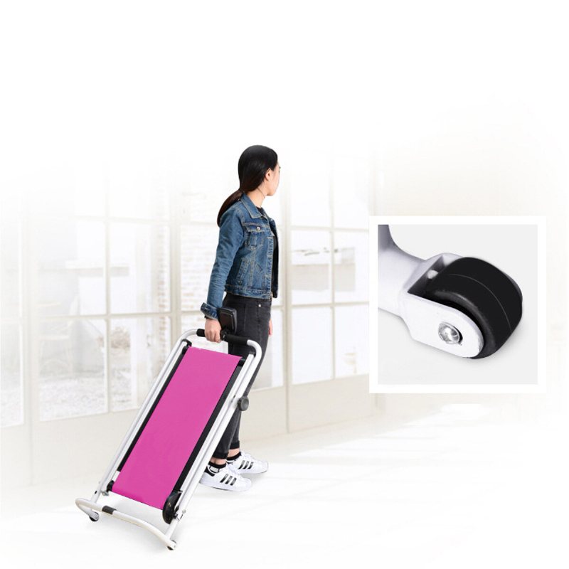 Led Display Fällbart Löpband Multifunktionslöparmaskin Träning Fitness Hemgym Maxbelastning 100kg