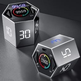 Llano Smart Timer 6 Lägen Lcd Digital Stoppur Multifunktion Magnetisk Elektronisk Nedräkning Studie Fitness Matlagning