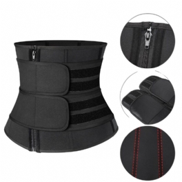 Män Midjetränare Fitness Bantning Bälte Bastu Body Shaper Korsett För Buken