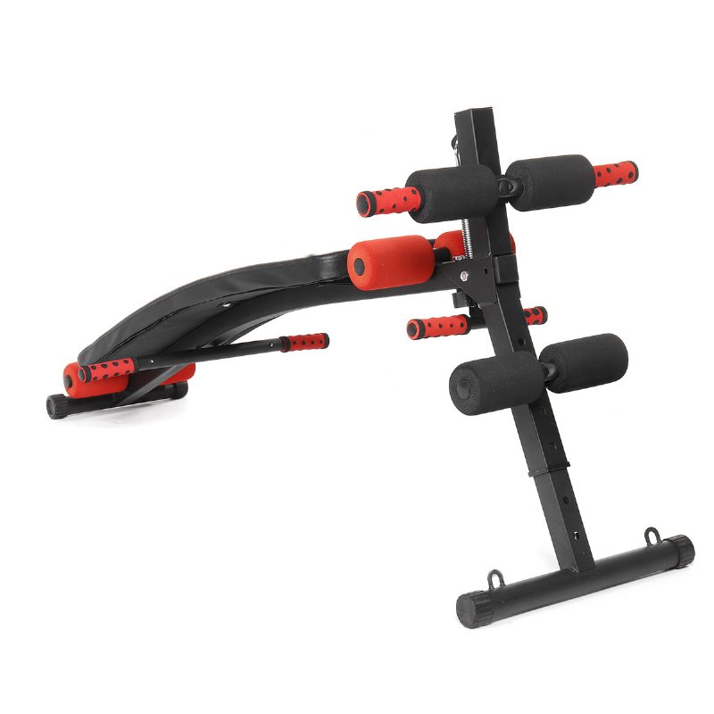 Magträning Sit Up Bänk Multifunktionell Hopfällbar Bodybuilding Träningsutrustning Hemgym