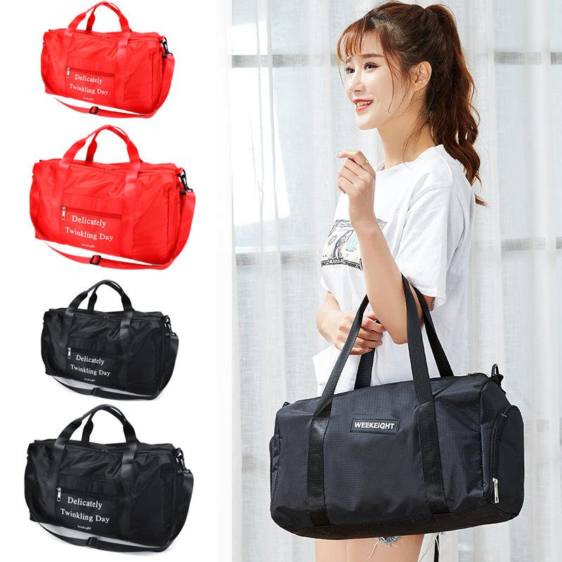 Multifunktionell Gym Yoga Bag Separat Wet Dry Shoulder Bag Sports Fitness Reseryggsäck