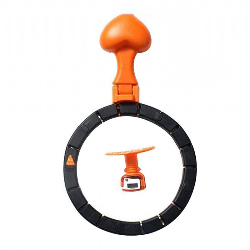 Multifunktionsjusterbar 33-39 cm Smart Slimming Hoop Avtagbar Rotation Lumbal Massage Räknar