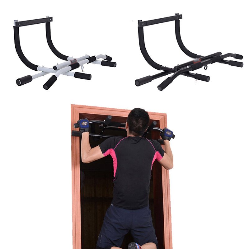 Multifunktionsstång Upphängningsstång Chin-up Väggmonterad Träning Hemstål Horisontell Stång Fitness Träningsredskap