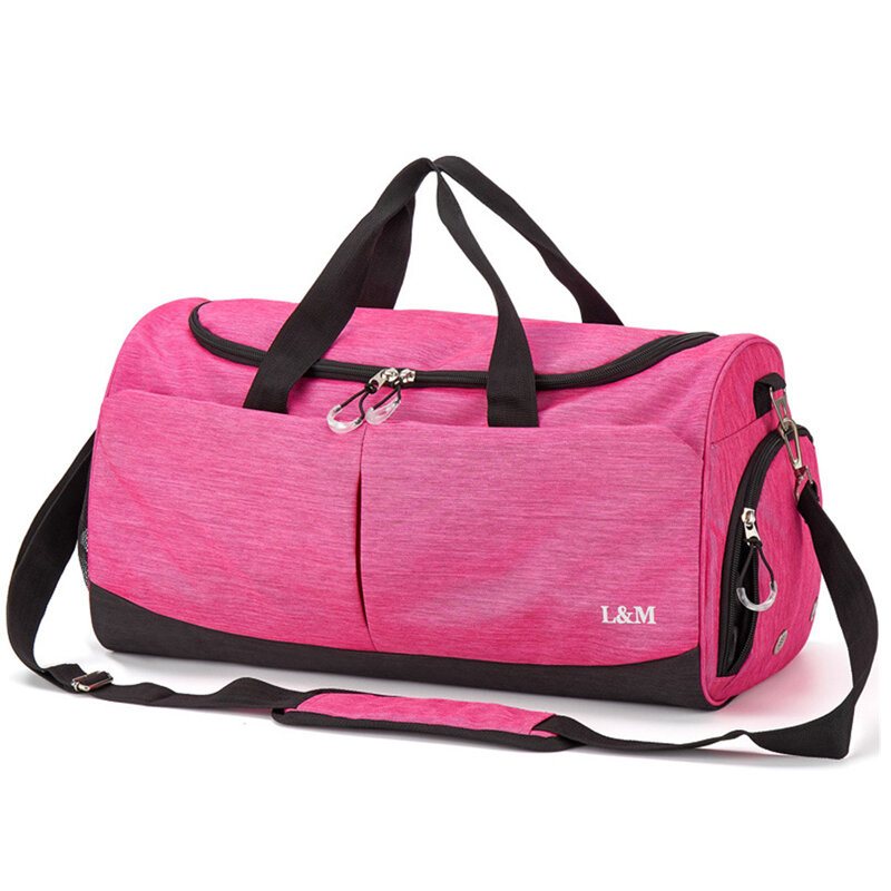 Oxford Wet Dry Separation Shoes Bag Sports Gym Fitness Handbag Yoga Bag Reseaxelväska
