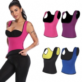Skjortväst Womens Hot Sweat Slimming Body Shapers För Viktminskning