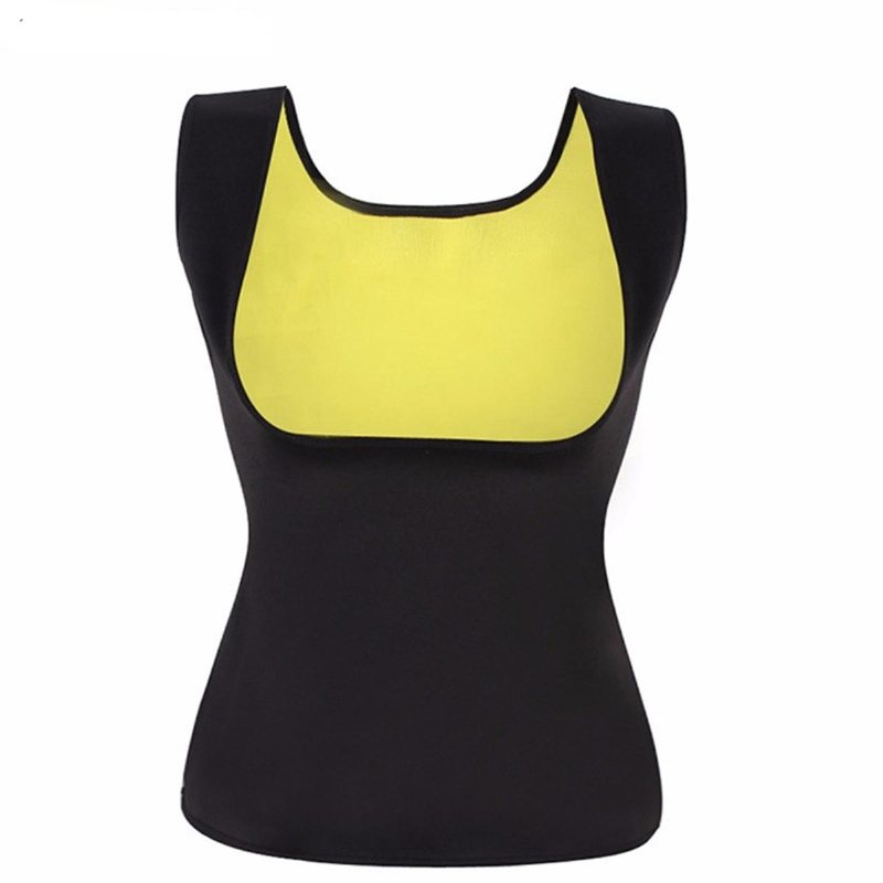 Slimming Hot Sweat Vest För Kvinnor Body Shaper Control Neopren Buken Fat Burner Shapewear Träningsoverall