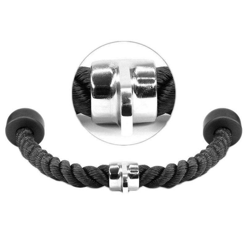 Triceps Buken Crunches Rep Dra Ner Muscle Body Building Dra Rope Gym Fitness Träningsverktyg