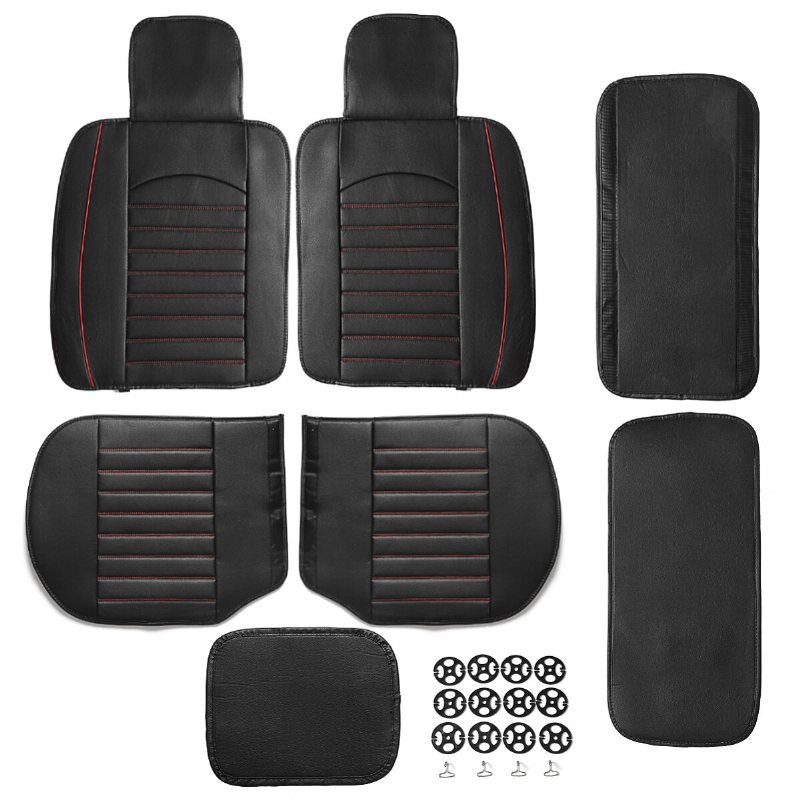 Bekväm Bil Suv Sittdyna Cover Pad Mat Protector Andas Pu Läder