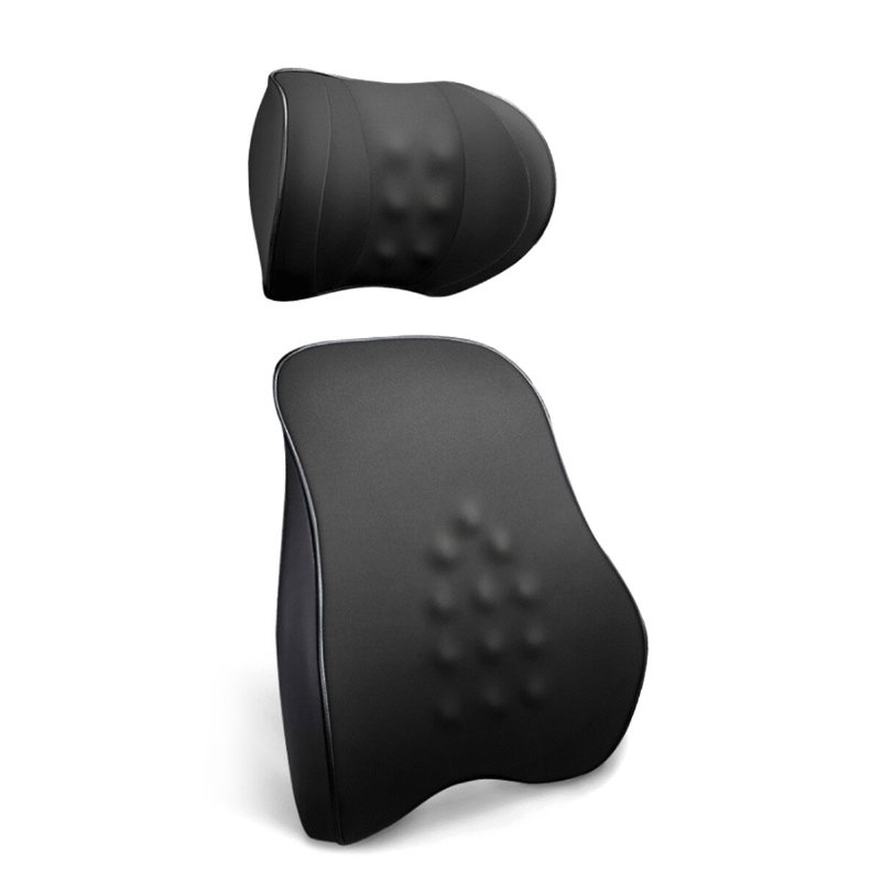 Bilstol Nackstöd Kudddyna+svankdyna Memory Foam Huvud Nacke/midjekudde