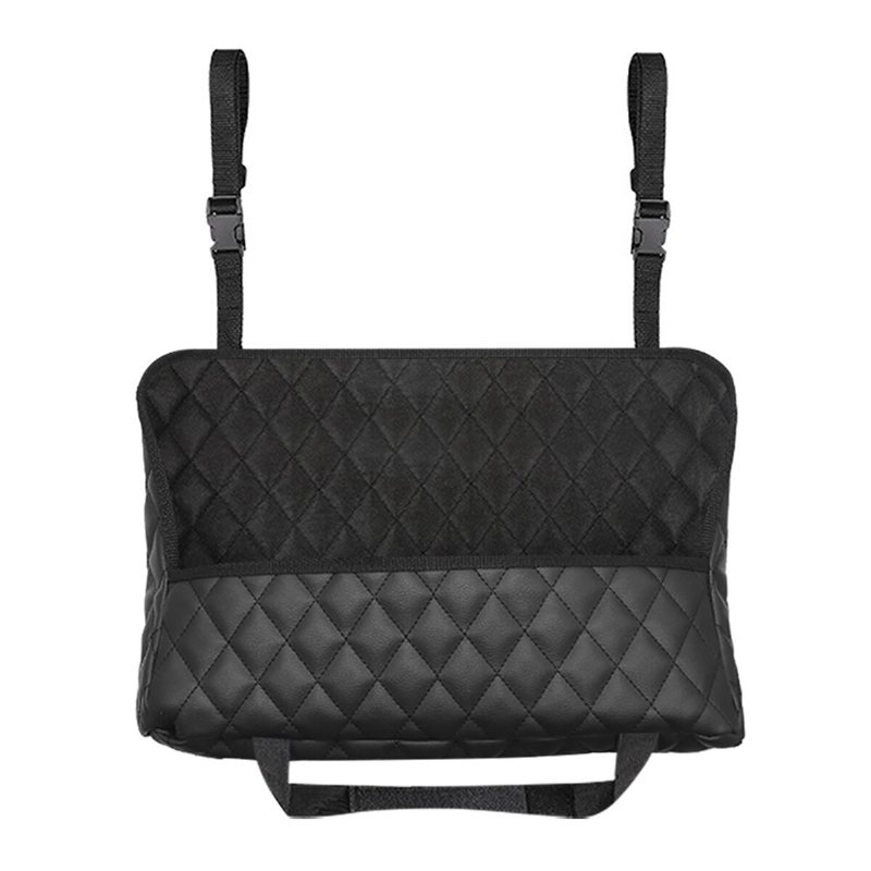 Bilstol Sidoväska Förvaring Handväska Hållare Fickhållare Mesh Läder Organizer Seat