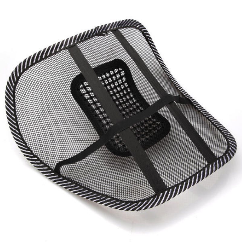 Bilstol Stol Massage Rygg Svankstöd Mesh Ventilera Kudde