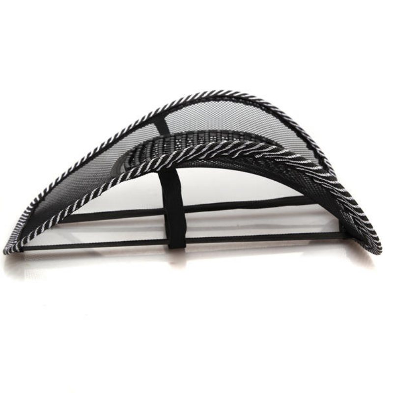 Bilstol Stol Massage Rygg Svankstöd Mesh Ventilera Kudde