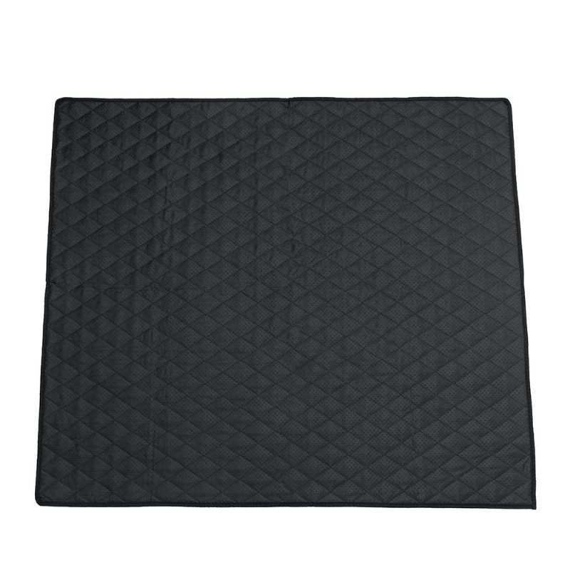 Fiber Pet Hund Katt Mjuk Sommar Kylmatta Säng Chilly Pad Kudde Svart S/m/l/xl