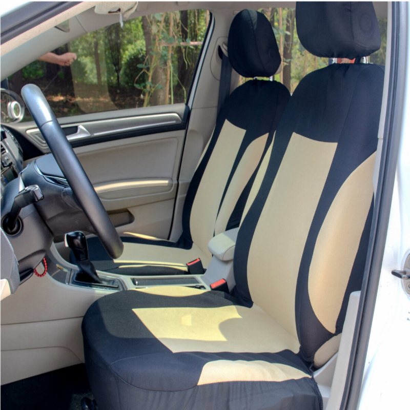 Front Car Auto Seat Kuddfodral Skyddssäte Nackstödsöverdrag Universal