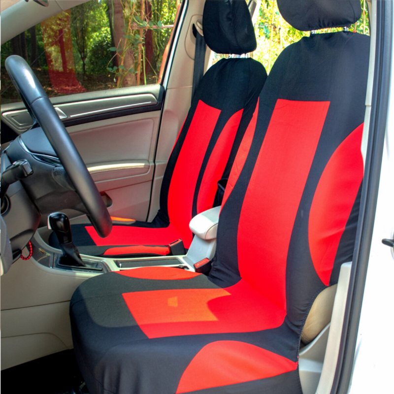 Front Car Auto Seat Kuddfodral Skyddssäte Nackstödsöverdrag Universal