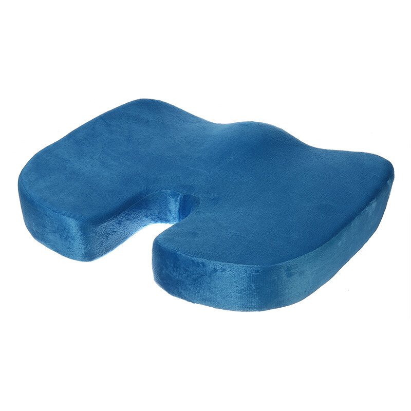 Memory Foam Hemma Bilstolsdyna Svankryggstöd Ortoped Kontorsstol Sittdyna Mat