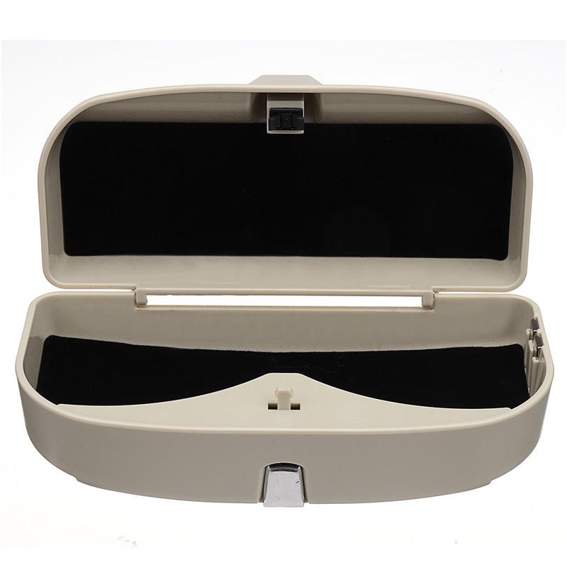 Muiti-funktionell Abs Magnetic Car Sunshade Board Solglasögon Fodral Visir Glasögon Box Kortplats