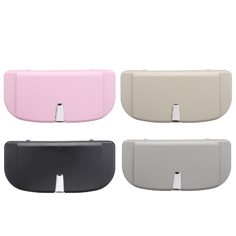 Muiti-funktionell Abs Magnetic Car Sunshade Board Solglasögon Fodral Visir Glasögon Box Kortplats