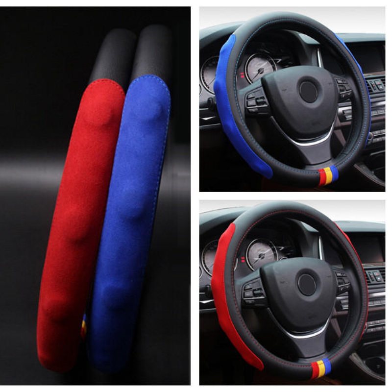 Universal 38cm Billäder Bil Stål Ring Wheel Cover Flerfärgad