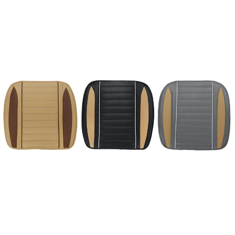Universal Pu-läder Bilstolsöverdrag Front Pad Mat Full Surround Kuddskydd Enkel Installation